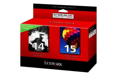 Lexmark 80D2979 No. 14 and No. 15 Standard Ink Cartridges. Lexmark 80D2979 No. 14 and No. 15 Standard Ink Cartridges.